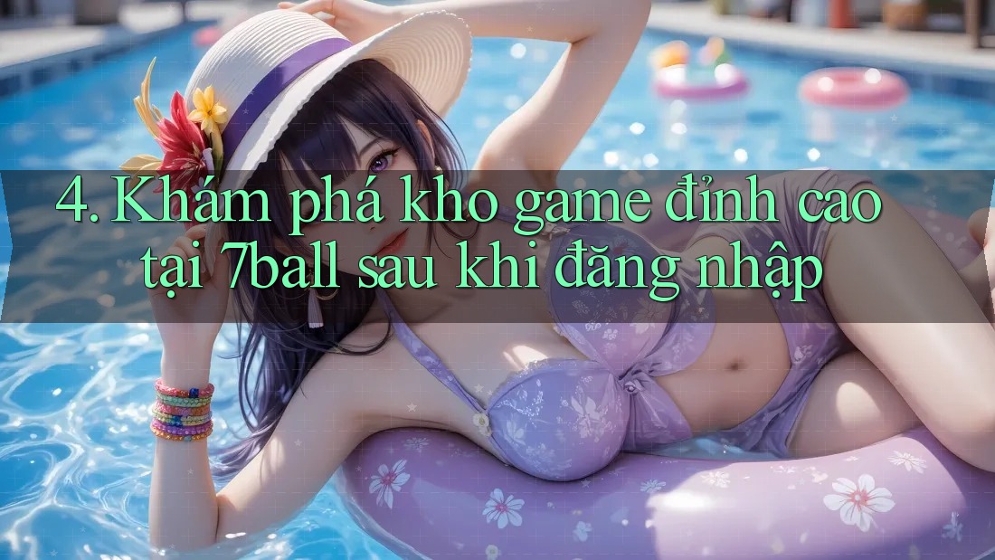 4. Khám phá kho game đỉnh cao tại 7ball sau khi đăng nhập 4. Khám phá kho game đỉnh cao tại 7ball sau khi đăng nhập