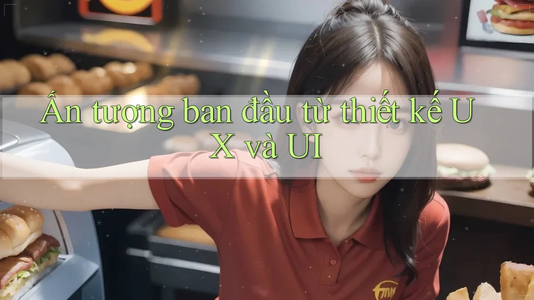 Ấn tượng ban đầu từ thiết kế UX và UI