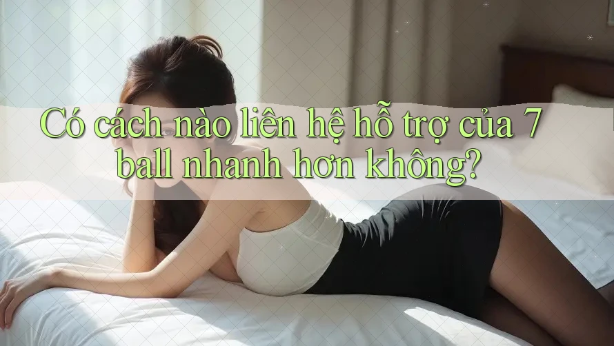Có cách nào liên hệ hỗ trợ của 7ball nhanh hơn không? Có cách nào liên hệ hỗ trợ của 7ball nhanh hơn không?