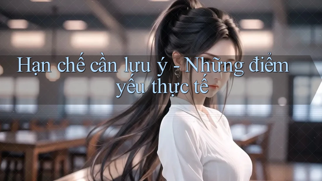 Hạn chế cần lưu ý - Những điểm yếu thực tế