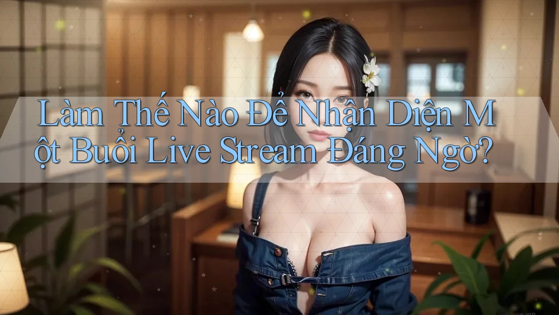 Làm Thế Nào Để Nhận Diện Một Buổi Live Stream Đáng Ngờ? Làm Thế Nào Để Nhận Diện Một Buổi Live Stream Đáng Ngờ?