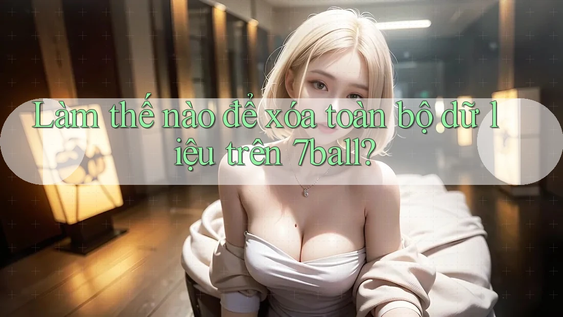 Làm thế nào để xóa toàn bộ dữ liệu trên 7ball?