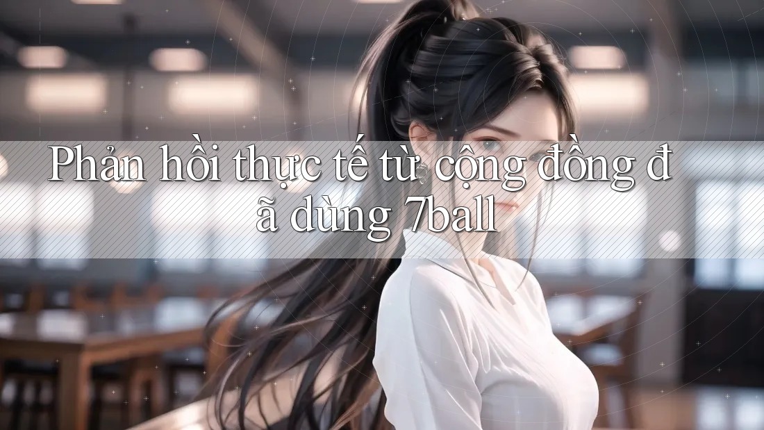 Phản hồi thực tế từ cộng đồng đã dùng 7ball Phản hồi thực tế từ cộng đồng đã dùng 7ball