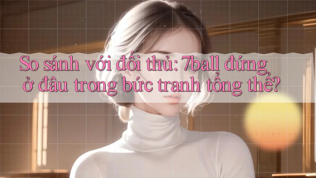 So sánh với đối thủ: 7ball đứng ở đâu trong bức tranh tổng thể? So sánh với đối thủ: 7ball đứng ở đâu trong bức tranh tổng thể?