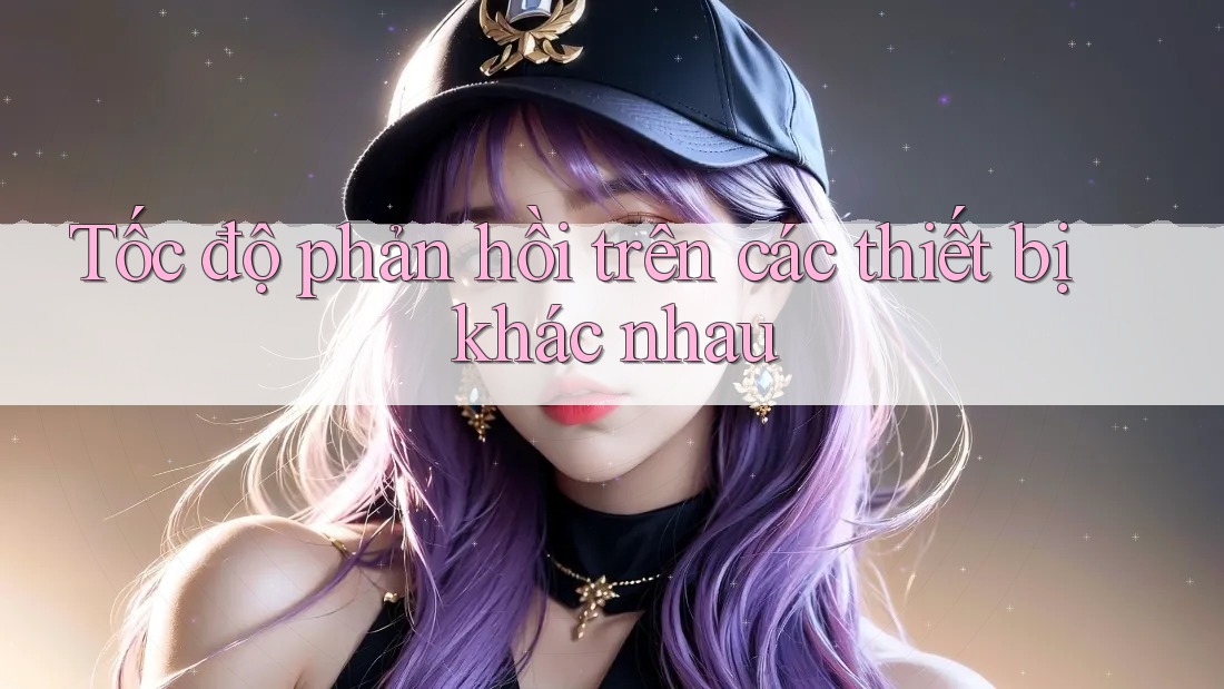 Tốc độ phản hồi trên các thiết bị khác nhau