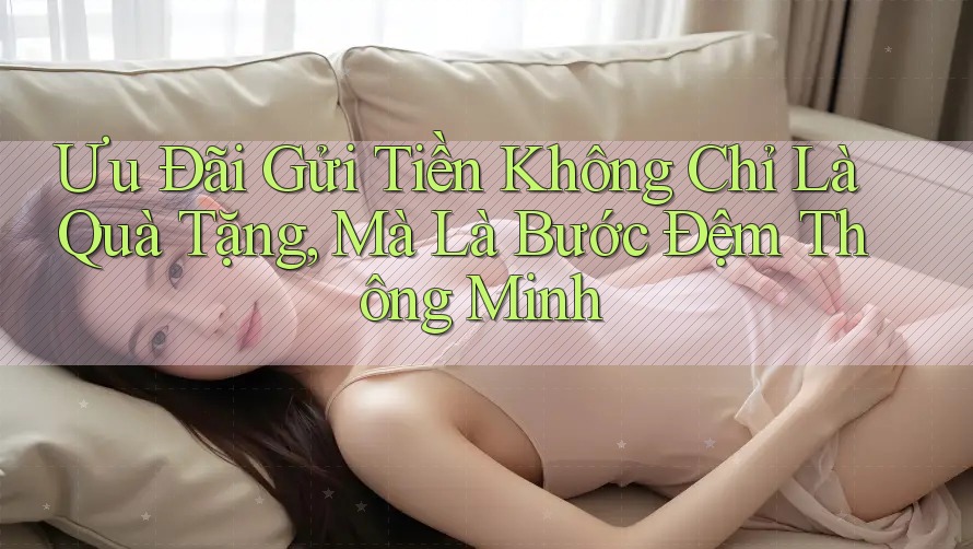 Ưu Đãi Gửi Tiền Không Chỉ Là Quà Tặng, Mà Là Bước Đệm Thông Minh Ưu Đãi Gửi Tiền Không Chỉ Là Quà Tặng, Mà Là Bước Đệm Thông Minh