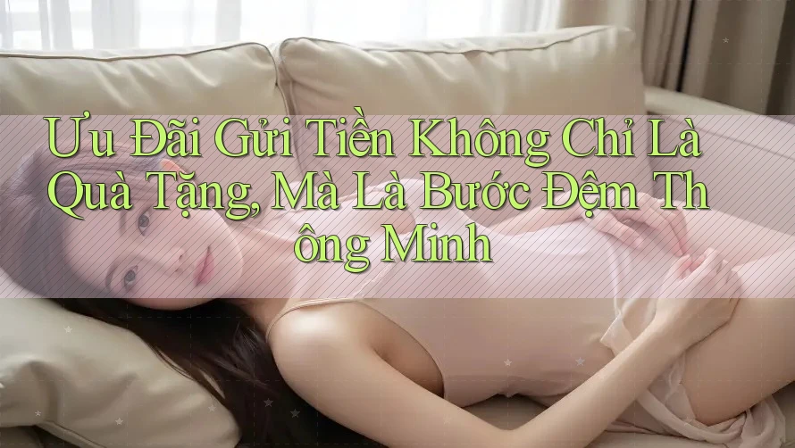 Ưu Đãi Gửi Tiền Không Chỉ Là Quà Tặng, Mà Là Bước Đệm Thông Minh
